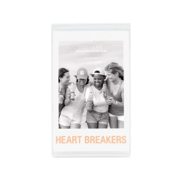 (🌸FREE WITH PURCHASE!) NEW! Acrylic “heart breakers” Polaroid frame - Picture 1 of 1